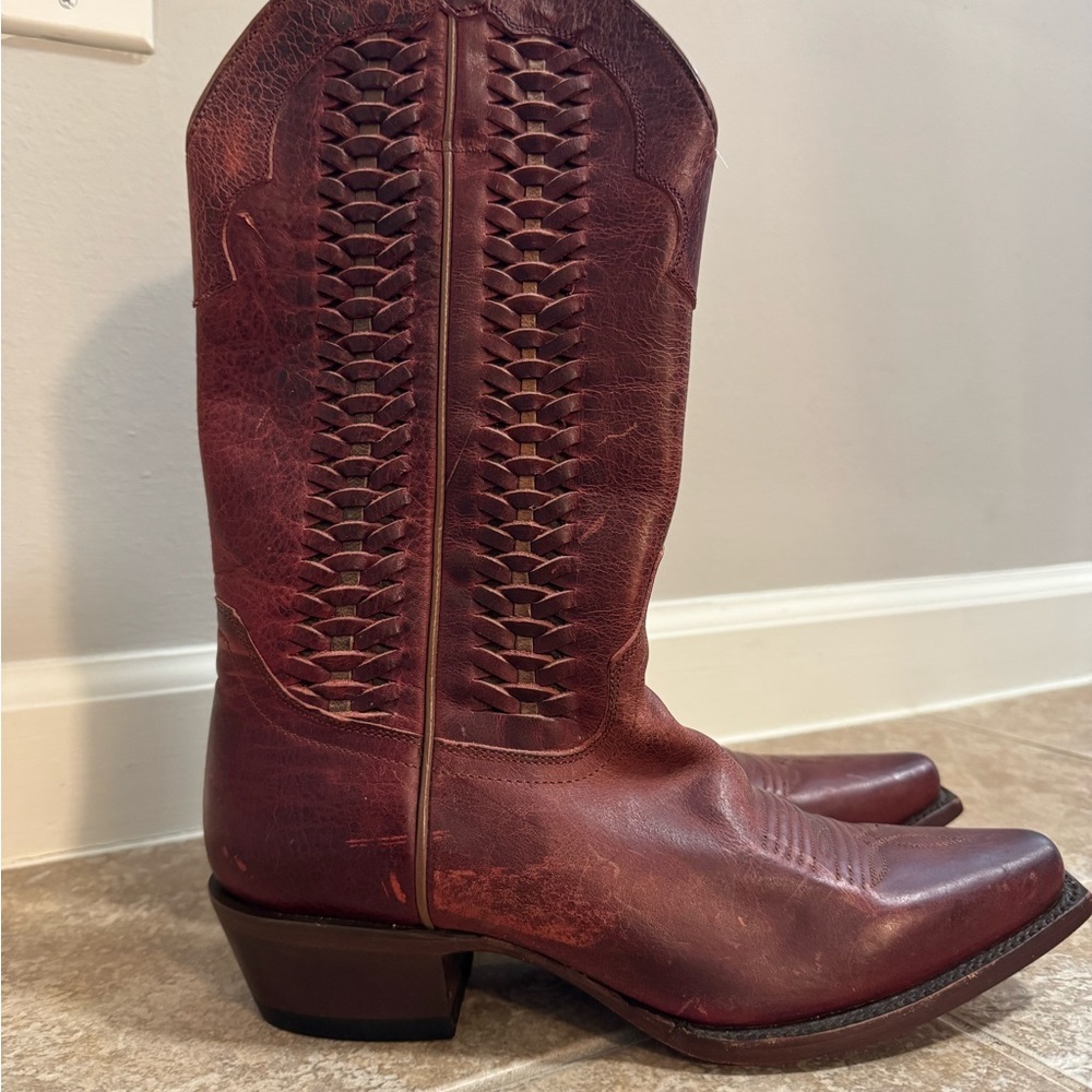 Women’s Shyanne red leather western boots size 7